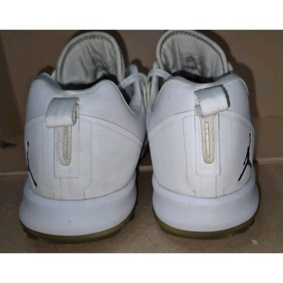 JORDAN GRIND WHITE LEATHER DWIGHT FREENEY PROMO GOLF SHOES MEN\'S SIZE 14 EUC main image 4